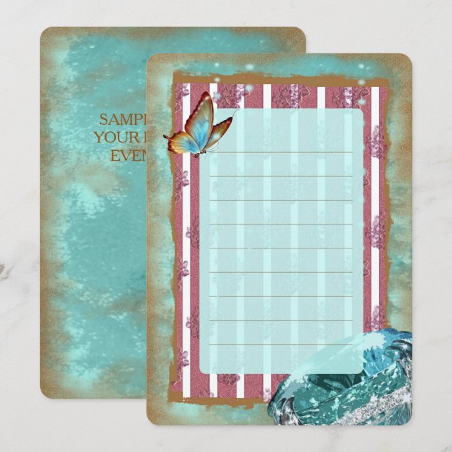 TURMALINA 2 ~ Cartão de Visita (Frente/Verso)