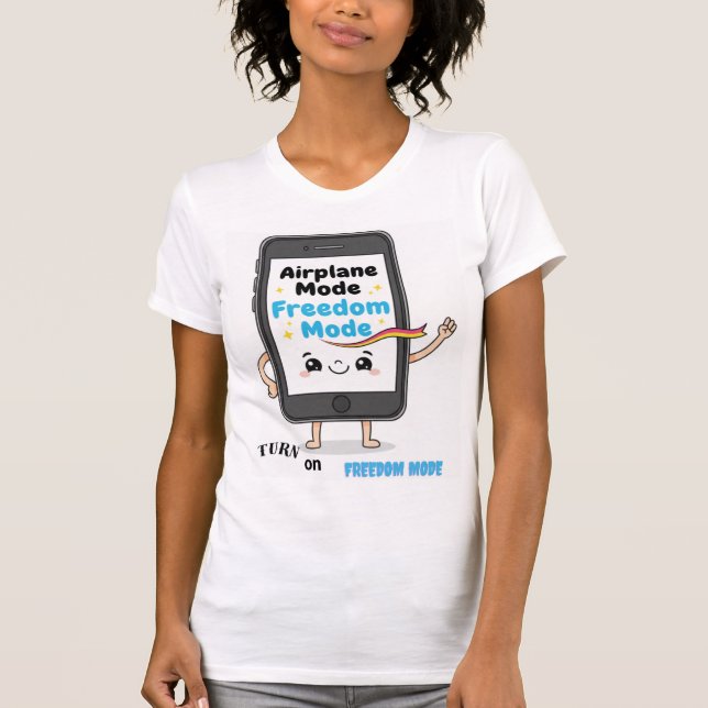 turn on freedom t-shirt (Frente)