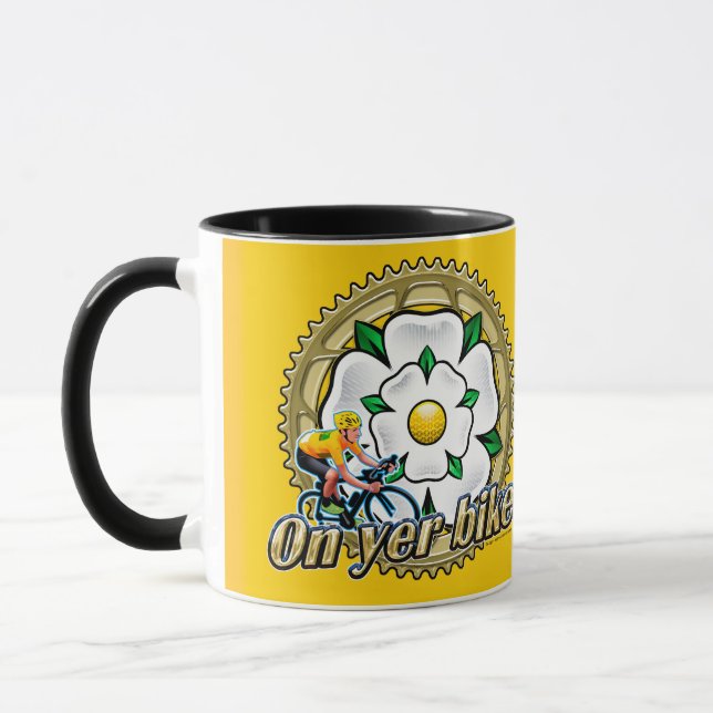 Turnê de Yorkshire 2018 - Caneca de café "On yer B (Esquerda)