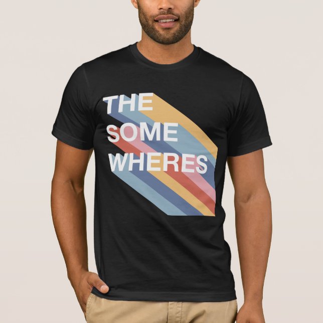 Turnê masculina - Texto leve para camisas escuras (Frente)