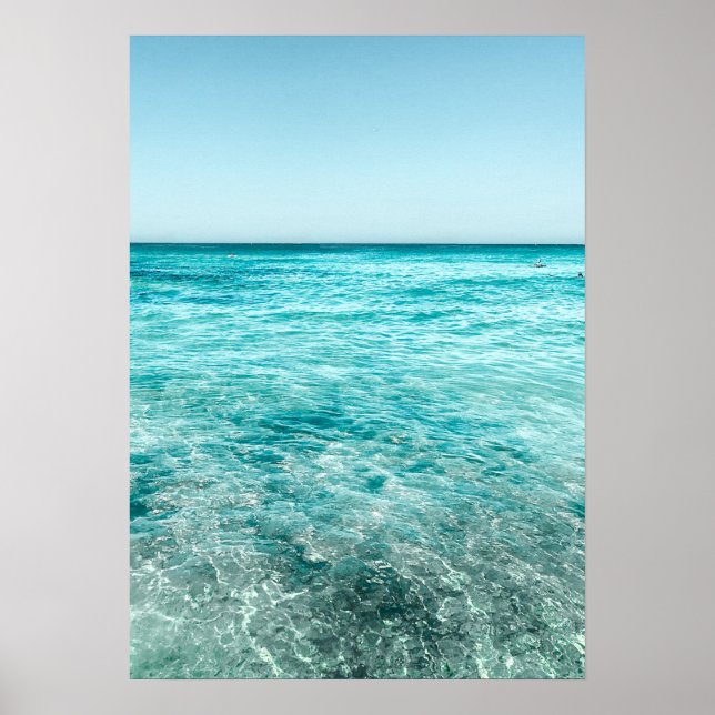 Turquesa Blue Ocean Photoshop Poster (Frente)