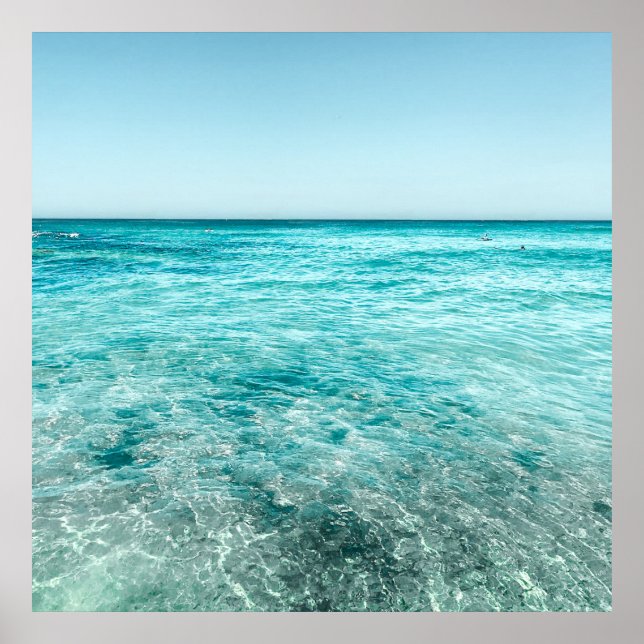 Turquesa Blue Ocean Photoshop Poster (Frente)