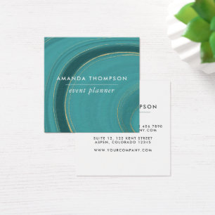 Turquesa e Agate Dourado