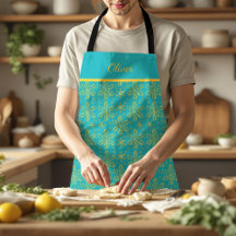 Turquesa e Dourada personalizada