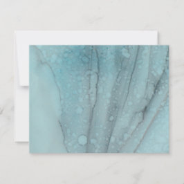 Turquesa e Lavanda de Cartões de agradecimentos de