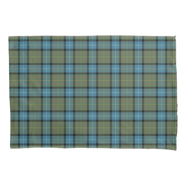 Turquesa e Moss Green Xadrez California Tartan (Frente)