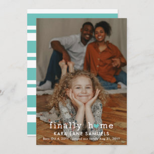 Turquesa Heart Finalmente Anúncio de Adoção Domést