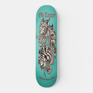 Turquesa moderna vintage Tiger Skateboard No.4