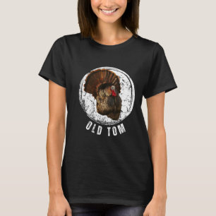Turquia Caçando Camisa Antigo Tom Gobbler Turquia 