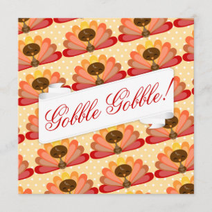 Turquia Cutie - Convite Personalizado para Ação 