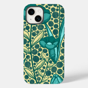 Turquoise bulbo flowers