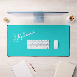 Turquoise de Nome de Script Personalizado Minimali