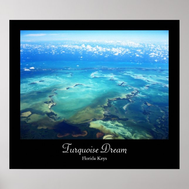 Turquoise Dream Poster - Florida Keys (Frente)
