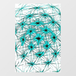 Turquoise Starburst – Premium Wall Decal