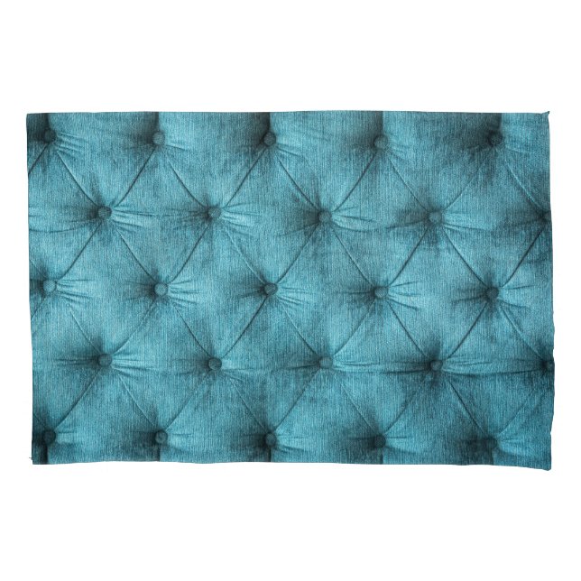 Turquoise Velvet Sofa Close-up (Frente)