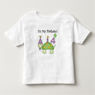Turtle 4th Birthday Camisetas e presentes