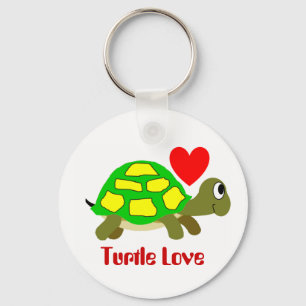 Turtle Love Chaveiro
