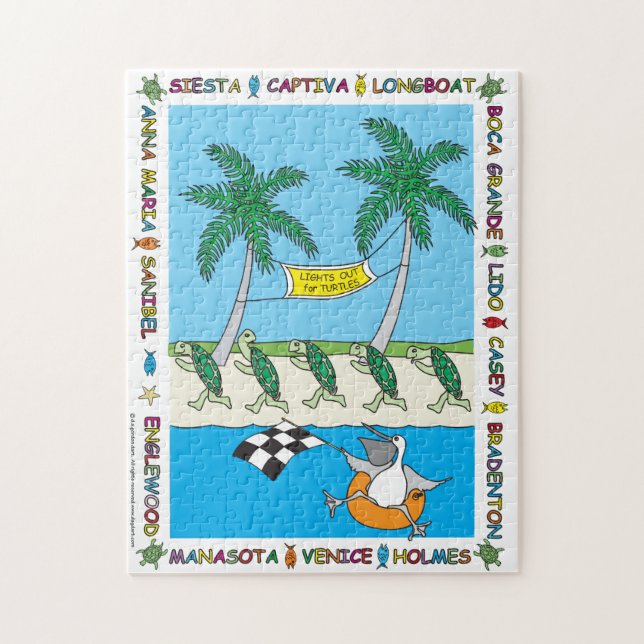 Turtle Season 11X14 Jigsera Quebra-cabeça (Vertical)
