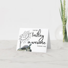 Turtley Incrível - Cartão De Nota Ausente