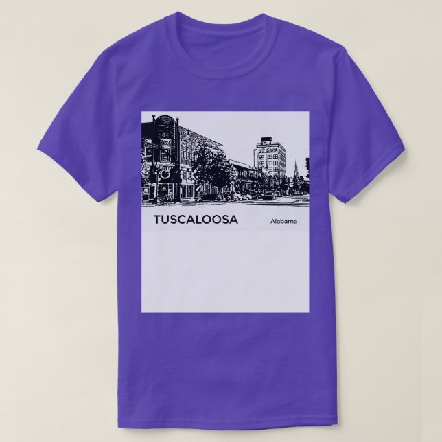 Tuscaloosa Alabama, Camisa 1 (Frente do Design)