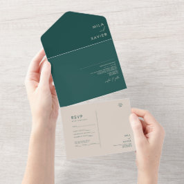 Tuscan Verde | Casamento minimalista moderno