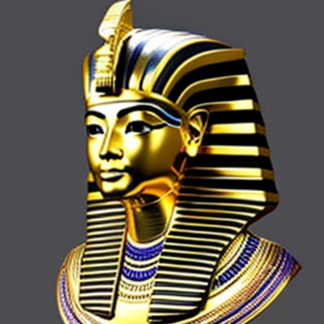 Tutankhamen Egípcio Face T-Shirt (Criador carregado)