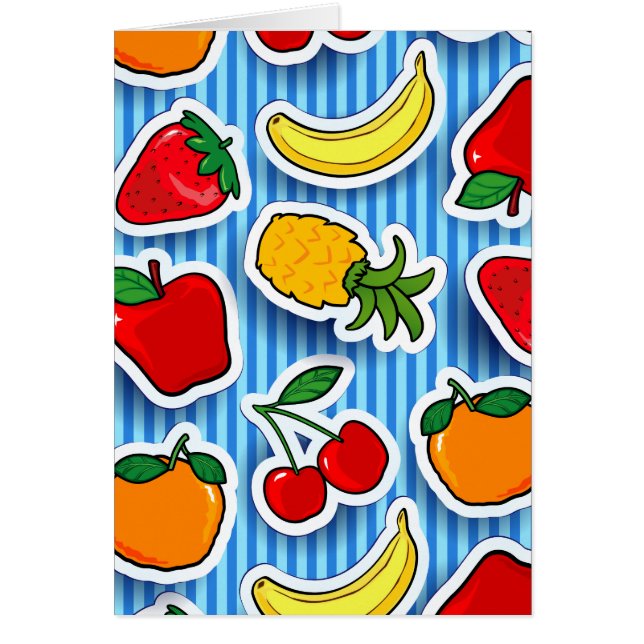 Tutti frutti, cartão (Frente)