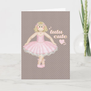 Tutu Cute (Loira) - Cartão Saudável