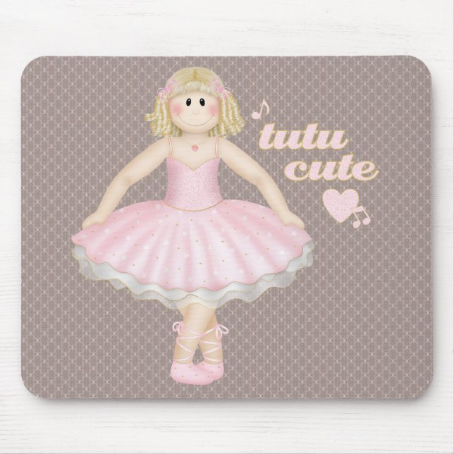 Tutu Cute (Loira) - Mousepad (Frente)