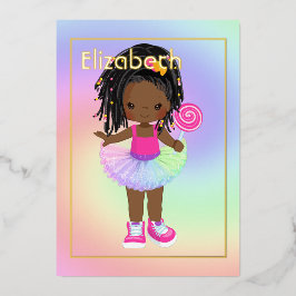 Tutu de aniversário de doce afro-americano rosa e 