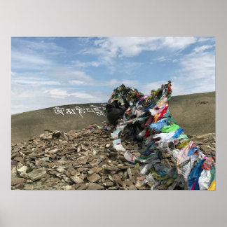 Tuva - om mani padme hum - poster do budismo