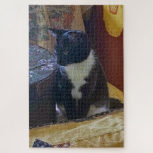 Tuxedo Cat Jigsera Quebra-cabeça