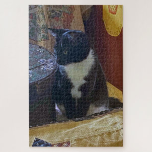 Tuxedo Cat Jigsera Quebra-cabeça
