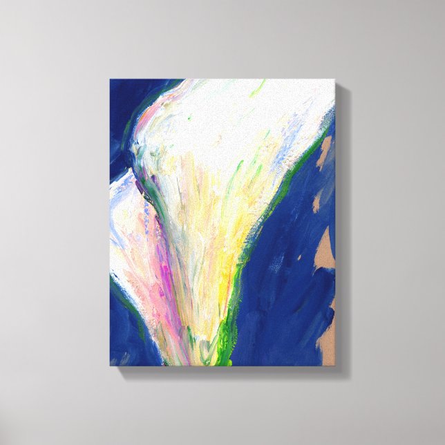 Tuxedo Cuff White Calla Lírios Canvas (Frente)