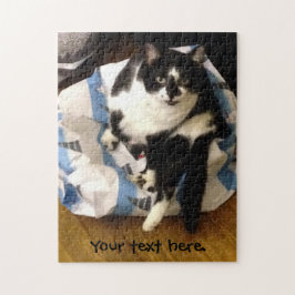 Tuxedo, Quebra-cabeça de Natal de Gato Bonito