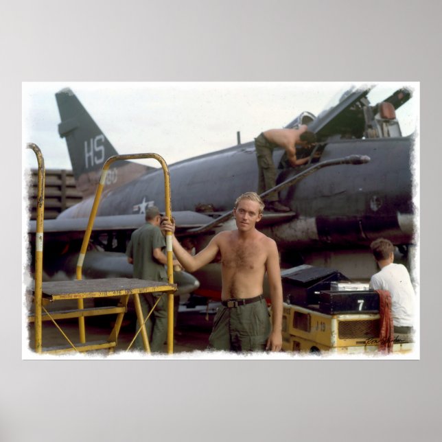 Tuy Hoa AFB Vietnam 1969 Impressão A (Frente)