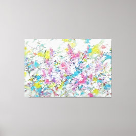 *~* TV2 Abstrato Lilac Art Stretch Canvas Print