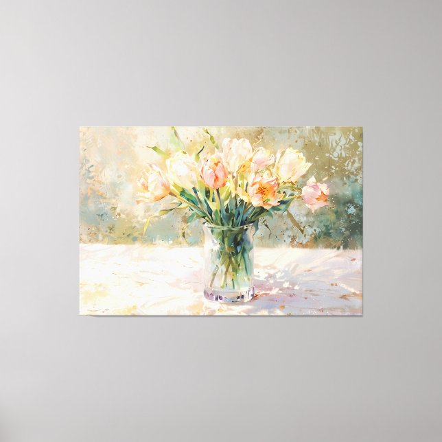 *~* TV2 AINDA TULIPS Stretch Canvas Print (Frente)