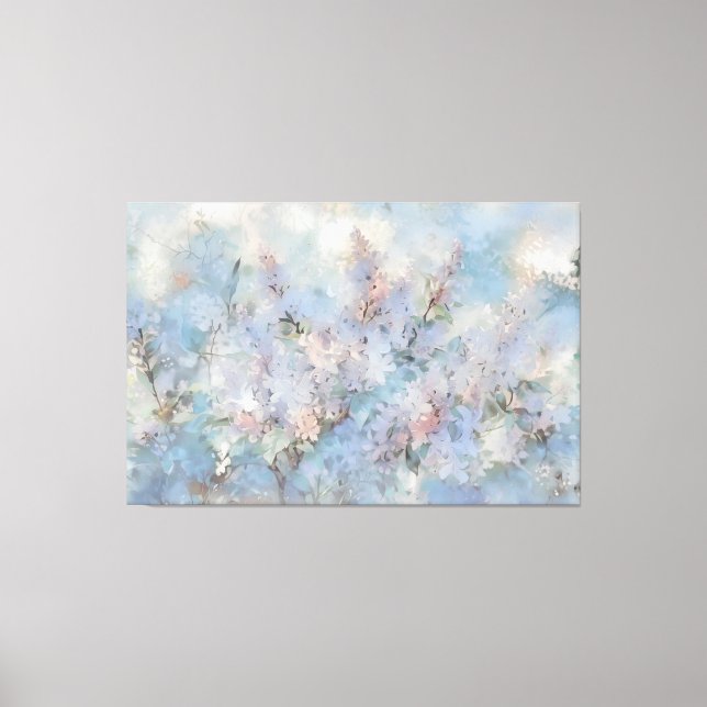 *~* TV2 Lilac Vintage Art Stretch Canvas Print (Frente)
