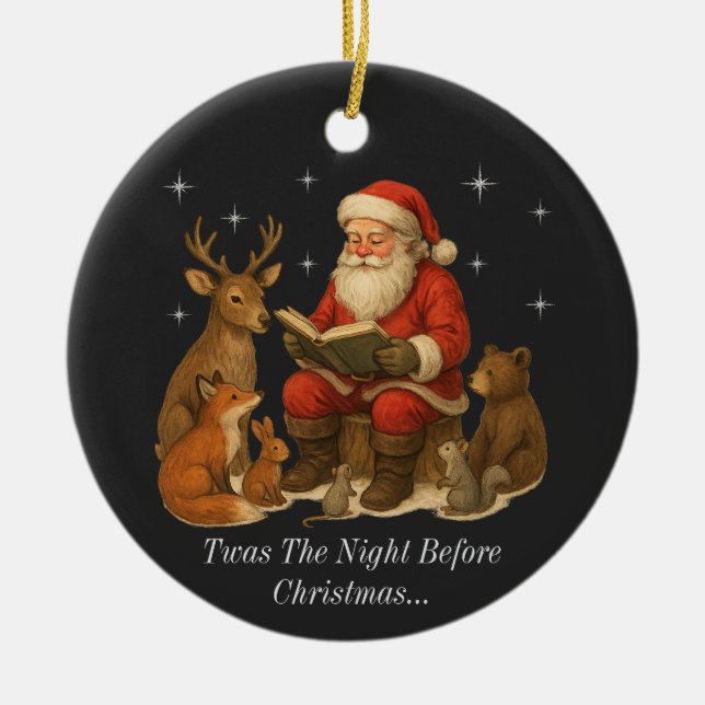 Twas A Noite Antes Do Enfeites de natal (Frente)