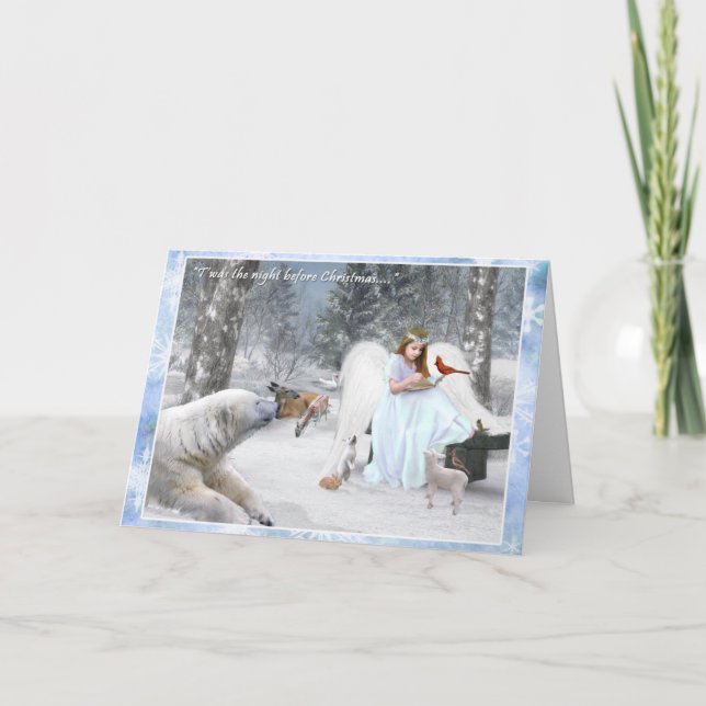 Twas a noite antes do Natal - cartões de natal (Frente)