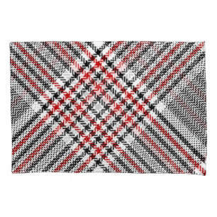 Tweed Preto Vermelho Xadrez Glen
