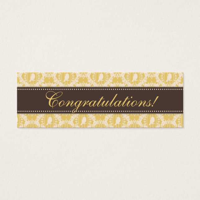 Tweet Baby Skinny Gift Tag 3 (Frente)