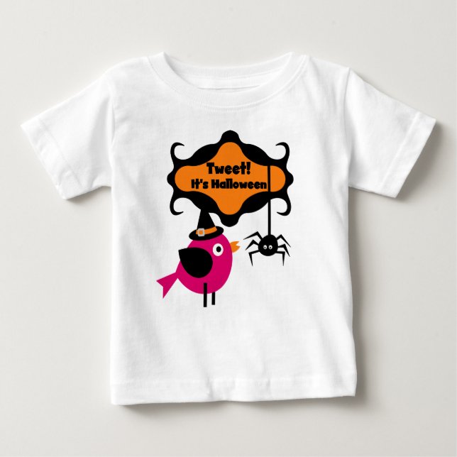 Tweet Halloween T-shirts e presentes (Frente)