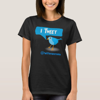 Tweet Twitter Blue Bird Camisetas