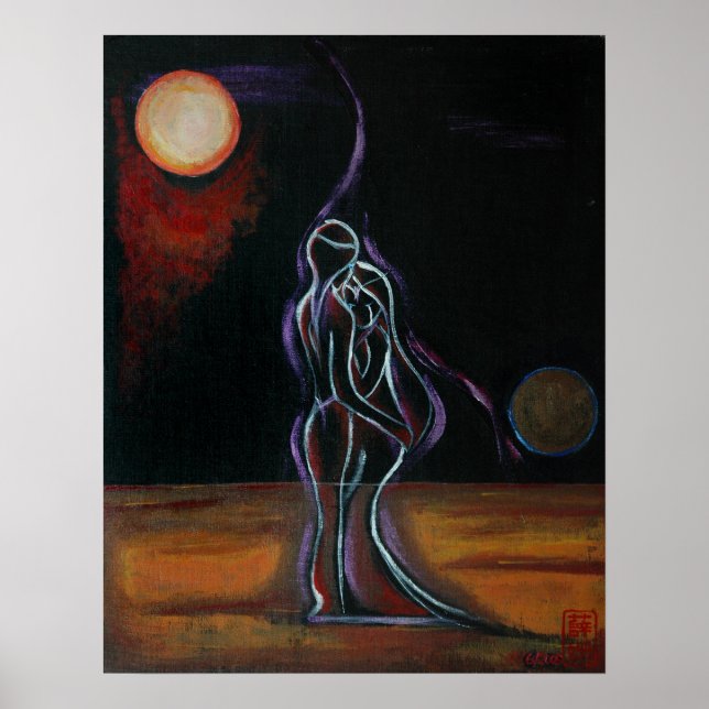 Twin Flames, Poster de 18,5" x 23,5" (Frente)