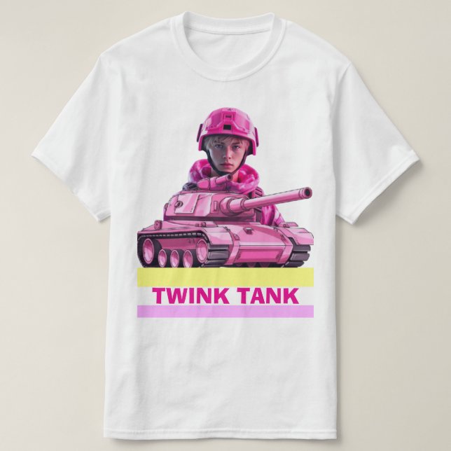 TWINK TANK LGBTQIA+ ORDEM T-SHIRT (Frente do Design)