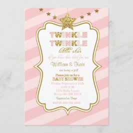 Twinkle Twinkle - convite para chá de fraldas estr