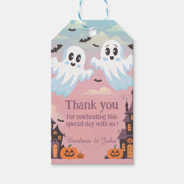 Twins Spooky Favorecem Etiquetas (Frente)