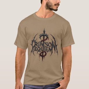 Twisted Outline Art Banda Logotipo T-Shirts